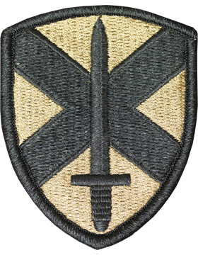 10th Personnel Command Scorpion Patch with Fastener
