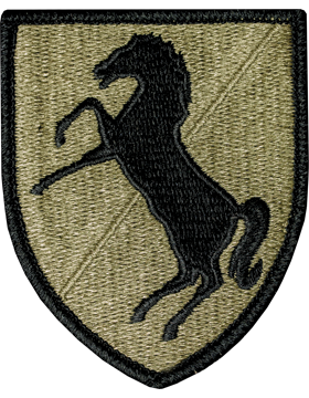 11th Armor Cavalry Scorpion Patch with Fastener