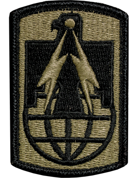 11th Signal Brigade Scorpion Patch with Fastener