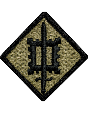 18th Engineer Brigade Scorpion Patch with Fastener
