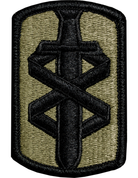 18th Medical Brigade Scorpion Patch with Fastener