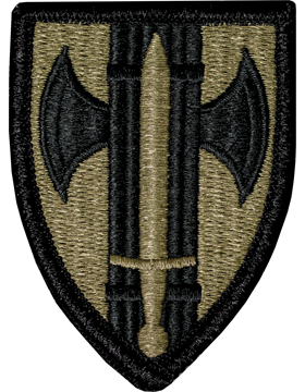 18th Military Police Brigade Scorpion Patch with Fastener
