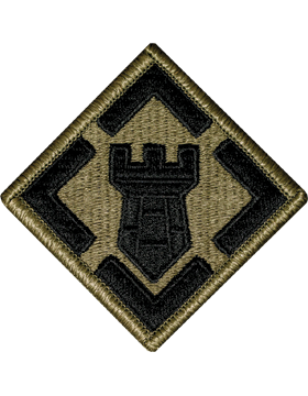 20th Engineer Brigade Scorpion Patch with Fastener