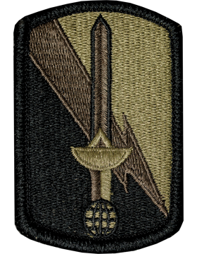 21st Signal Brigade Scorpion Patch with Fastener