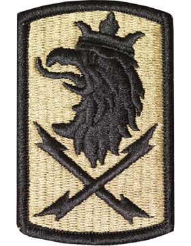 22nd Signal Brigade Scorpion Patch with Fastener