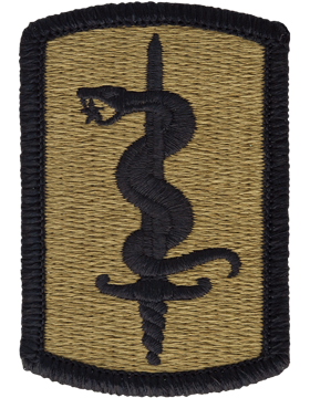 30th Medical Brigade Scorpion Patch with Fastener