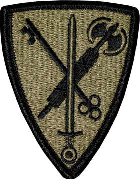 42nd Military Police Brigade Scorpion Patch with Fastener