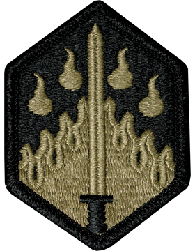 48th Chemical Brigade Scorpion Patch with Fastener
