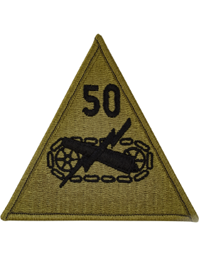 50th Armor Division Scorpion Patch with Fastener
