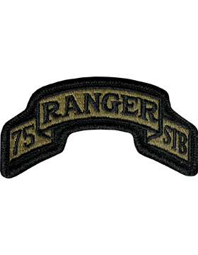 75th Ranger Regiment Special Troop Battalion Scroll Scorpion Patch with Fastener