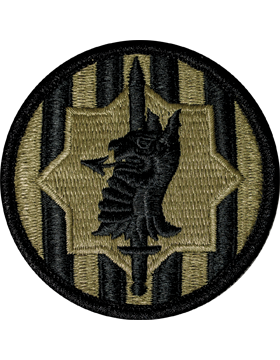 89th Military Police Brigade Scorpion Patch with Fastener
