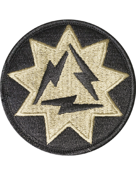93rd Signal Brigade Scorpion Patch with Fastener