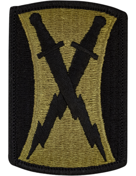 106th Signal Brigade Scorpion Patch with Fastener