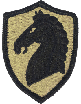 107th Armored Cavalry Scorpion Patch with Fastener