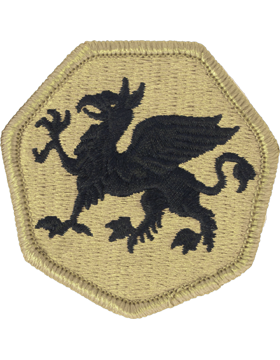 108th Airborne Division Scorpion Patch with Fastener