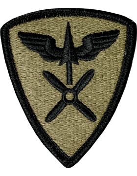 110th Aviation Brigade Scorpion Patch with Fastener