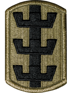 130th Engineer Brigade Scorpion Patch with Fastener