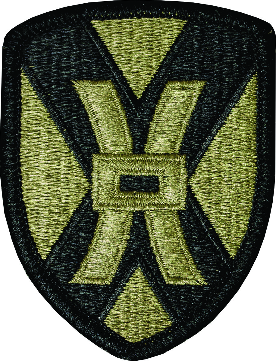 135th Sustainment Command Scorpion Patch with Fastener