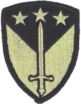 402nd Support Brigade Scorpion Patch with Fastener