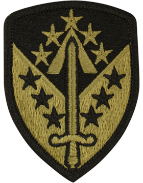 410th Support Brigade Scorpion Patch with Fastener