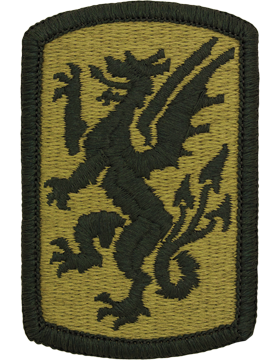415th Chemical Brigade Scorpion Patch with Fastener