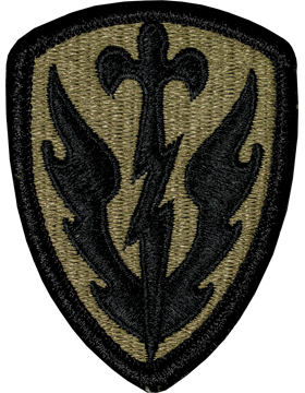 504th Military Intelligence Brigade Scorpion Patch with Fastener