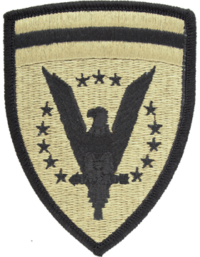 European Command Scorpion Patch with Fastener