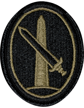 Military District Of Washington Scorpion Patch with Fastener