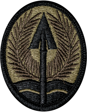 Multi-National Corps Iraq Scorpion Patch with Fastener