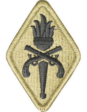 Military Police Training School Scorpion Patch with Fastener