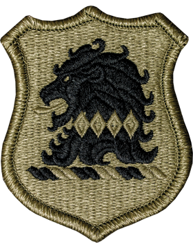 New Jersey National Guard Headquarters Scorpion Patch with Fastener