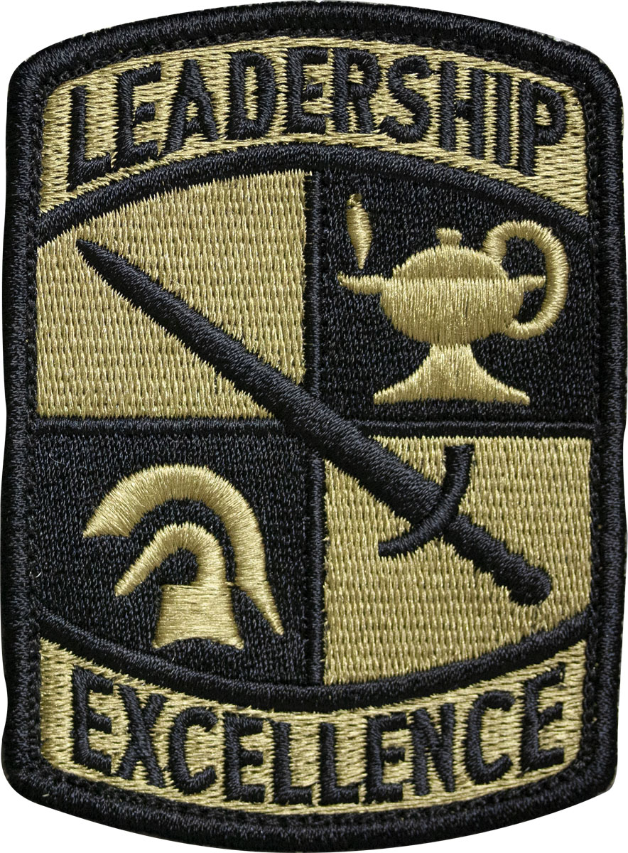 ROTC Cadet Command Leadership Excellence Patch with Fastener