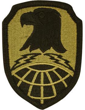 Army Space and Strategic Defense Command Scorpion Patch with Fastener