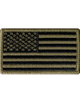 Scorpion American Flag (Forward) Patch with Fastener 17771