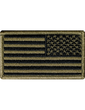 Reverse Scorpion American Flag (Reverse) Patch with Fastener 17772