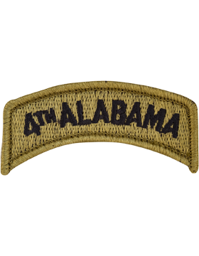 4th Alabama Tab with Fastener
