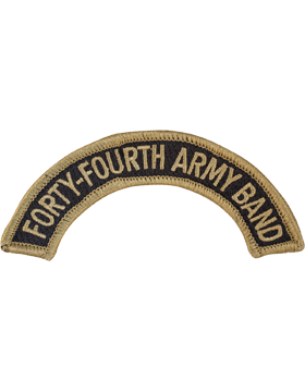 44th Army Band Tab with Fastener