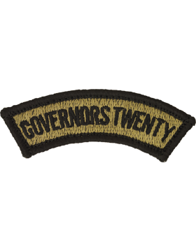 Governor's Twenty Tab with Fastener