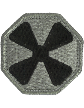8th Army ACU Patch with Fastener