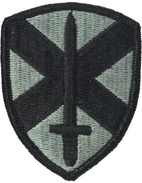 10th Personnel Command ACU Patch with Fastener