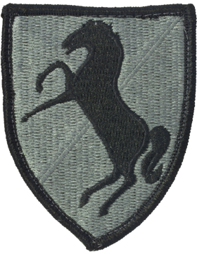 11th Armor Cavalry ACU Patch with Fastener