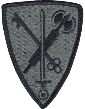 42nd Military Police Brigade ACU Patch with Fastener