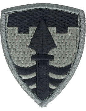 43rd Military Police Brigade ACU Patch with Fastener