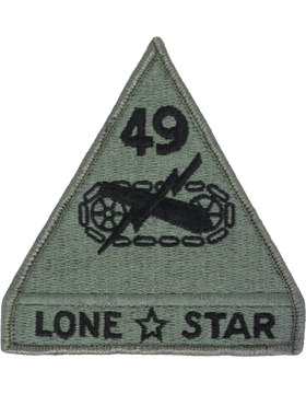 49th Armor Division with Tab ACU Patch with Fastener