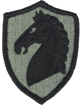 107th Armored Cavalry ACU Patch with Fastener