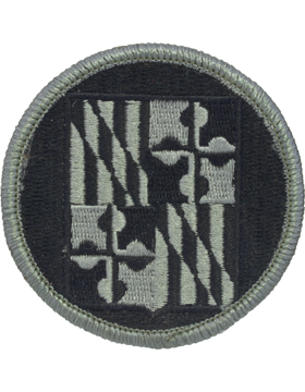 Maryland National Guard Headquarters ACU Patch with Fastener