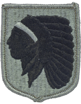 Oklahoma National Guard Headquarters ACU Patch with Fastener