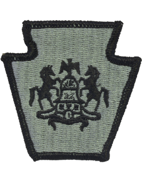 Pennsylvania National Guard Headquarters ACU Patch with Fastener
