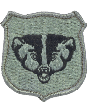 Wisconsin National Guard Headquarters ACU Patch with Fastener