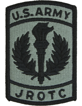 Navy JROTC 3in Round Patch with Fastener